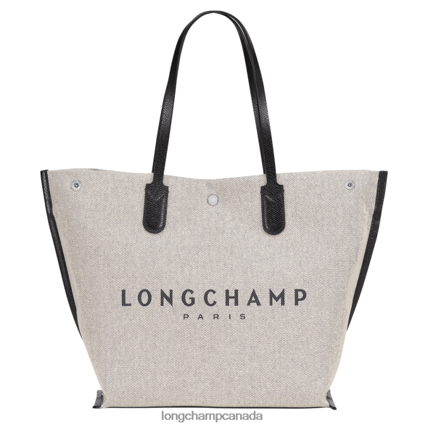 Longchamp Roseau Tote bag Ecru Women Bags 2XXDPB381