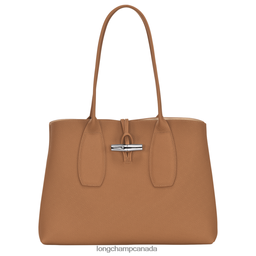Longchamp Roseau Tote bag Natural Women Bags 2XXDPB369