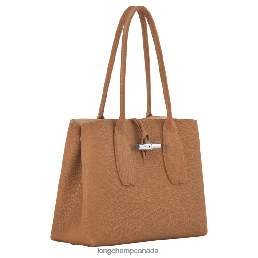 Longchamp Roseau Tote bag Natural Women Bags 2XXDPB369