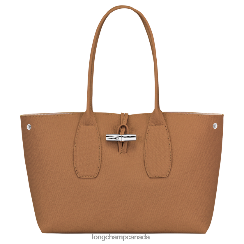 Longchamp Roseau Tote bag Natural Women Bags 2XXDPB369