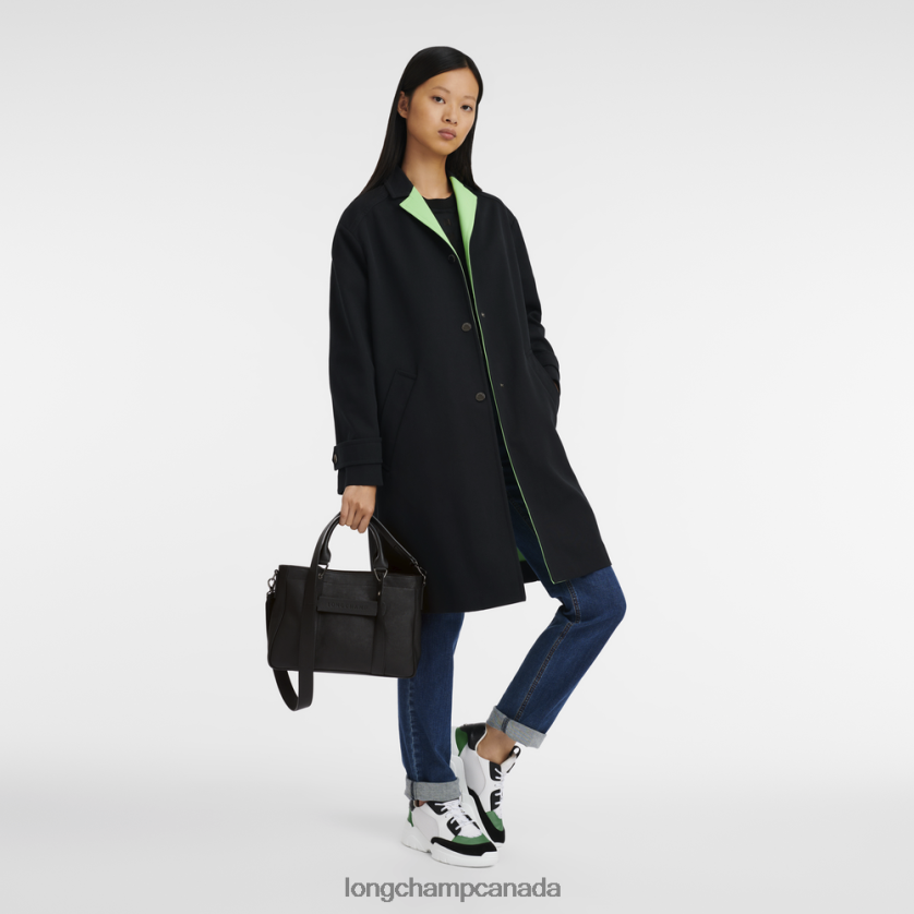 Longchamp 3D Handbag Black Women Bags 2XXDPB176