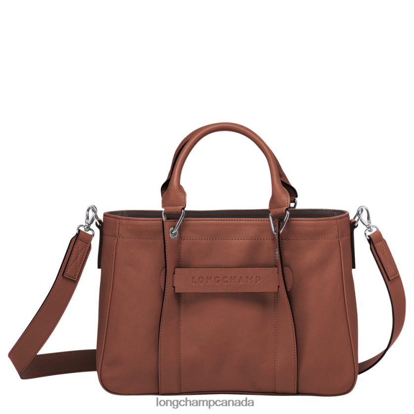 Longchamp 3D Handbag Cognac Women Bags 2XXDPB180
