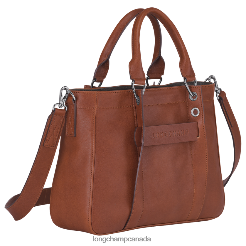 Longchamp 3D Handbag Cognac Women Bags 2XXDPB180