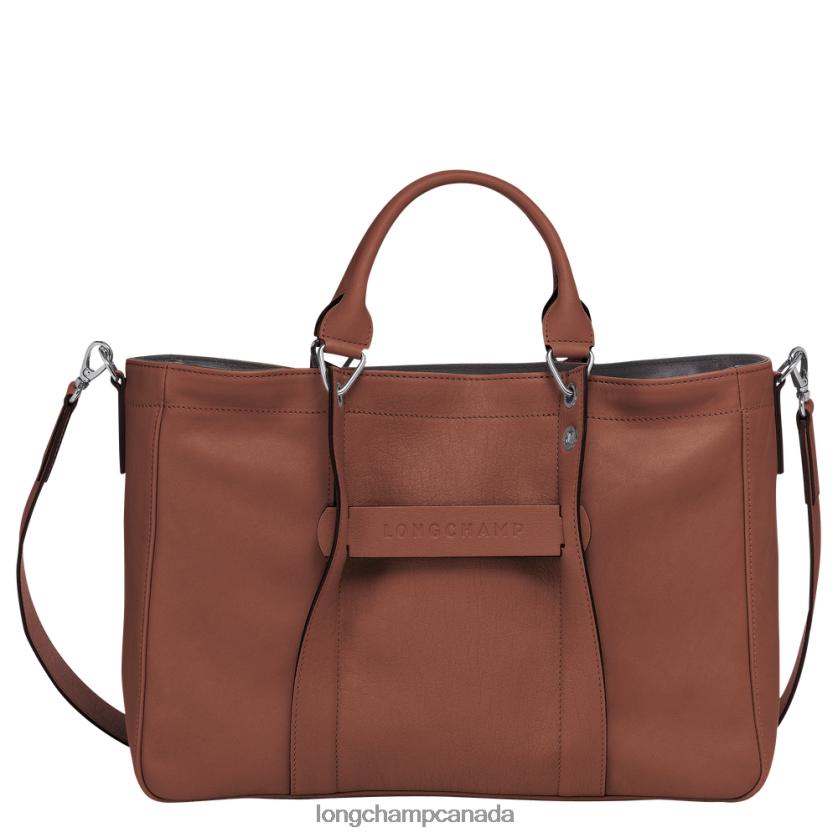Longchamp 3D Handbag Cognac Women Bags 2XXDPB185
