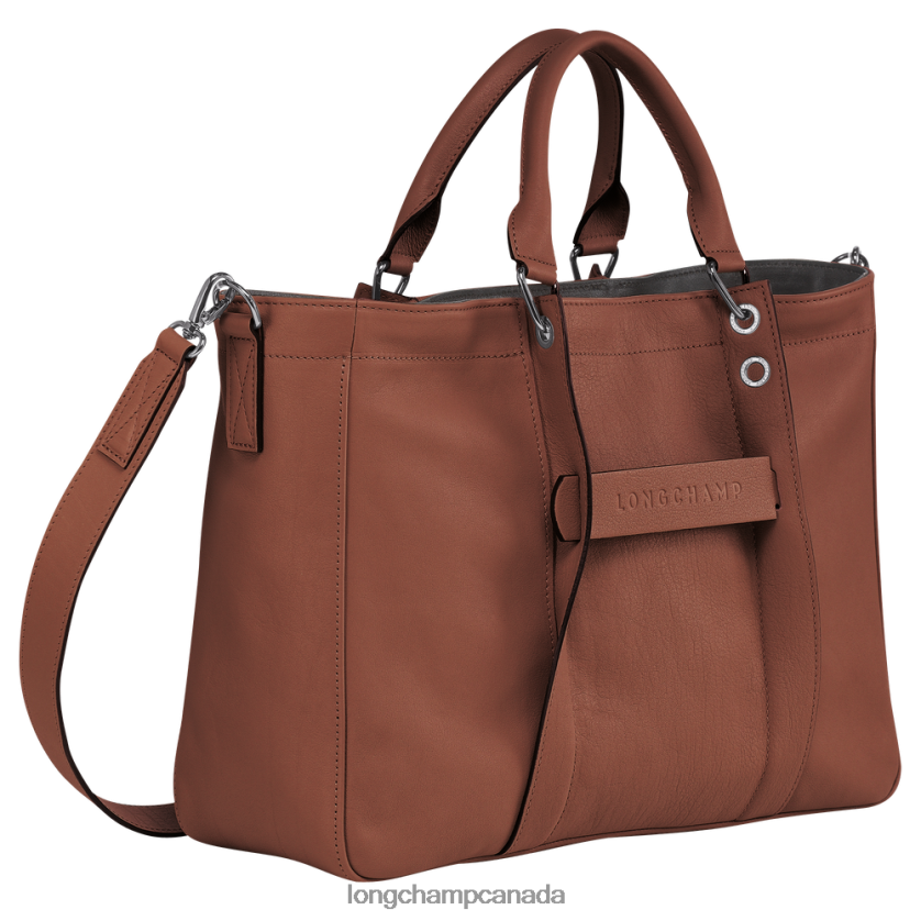 Longchamp 3D Handbag Cognac Women Bags 2XXDPB185