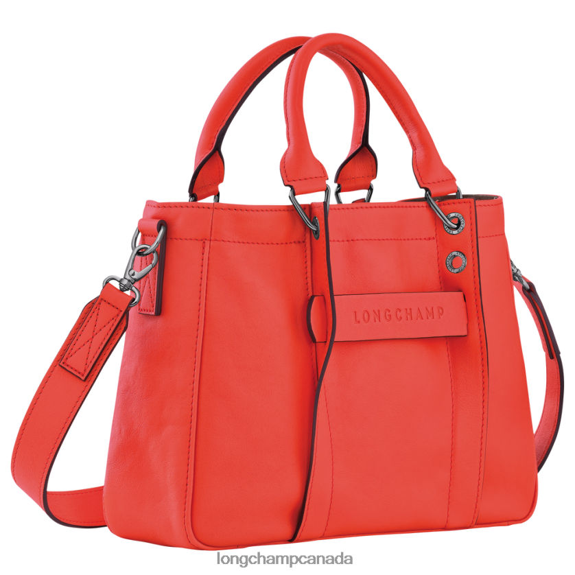 Longchamp 3D Handbag Orange Women Bags 2XXDPB179