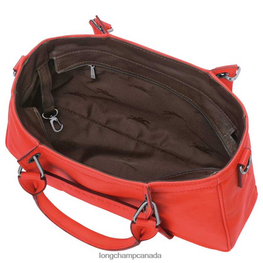 Longchamp 3D Handbag Orange Women Bags 2XXDPB179