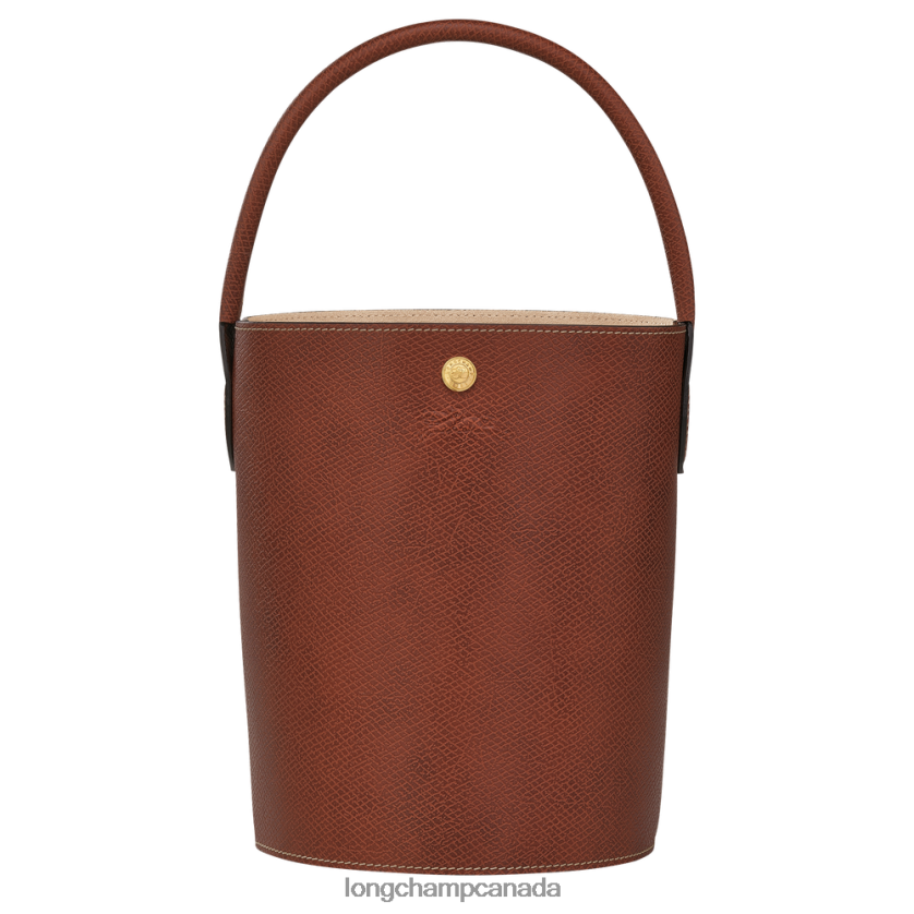 Longchamp Epure Bucket bag Brown Women Bags 2XXDPB135