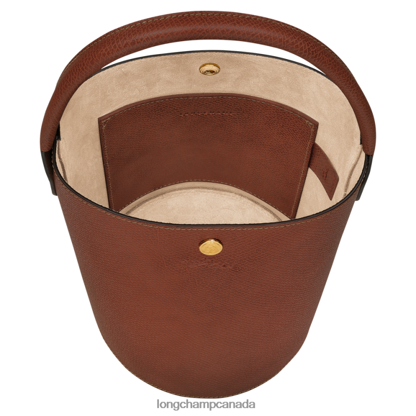 Longchamp Epure Bucket bag Brown Women Bags 2XXDPB135