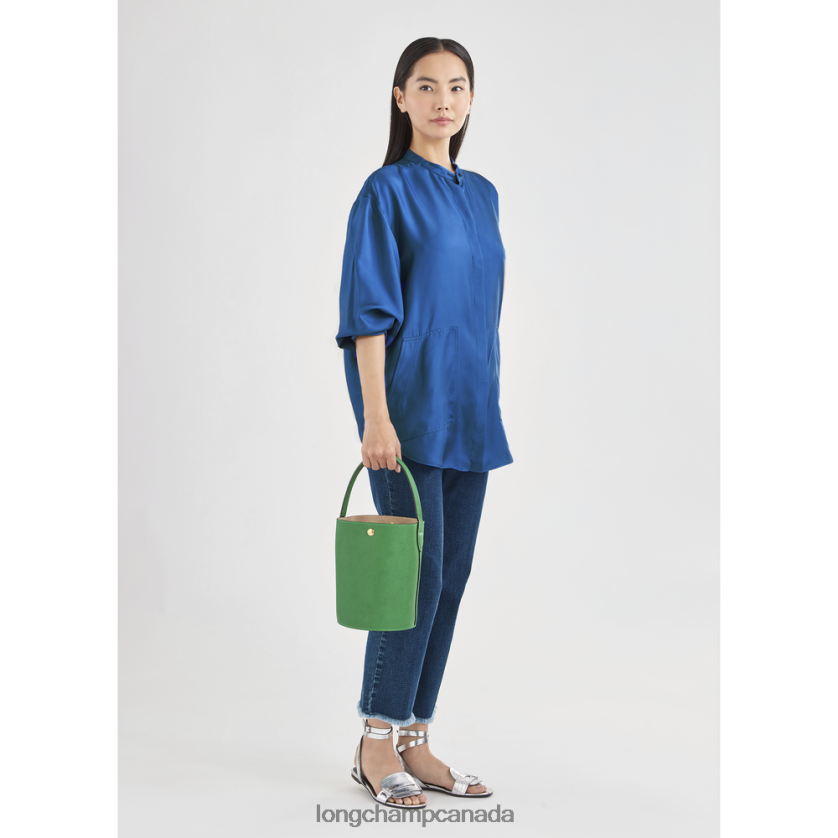 Longchamp Epure Bucket bag Green Women Bags 2XXDPB136