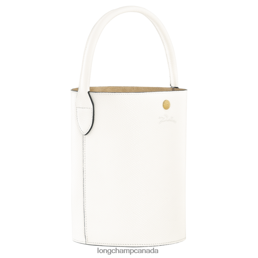 Longchamp Epure Bucket bag White Women Bags 2XXDPB36