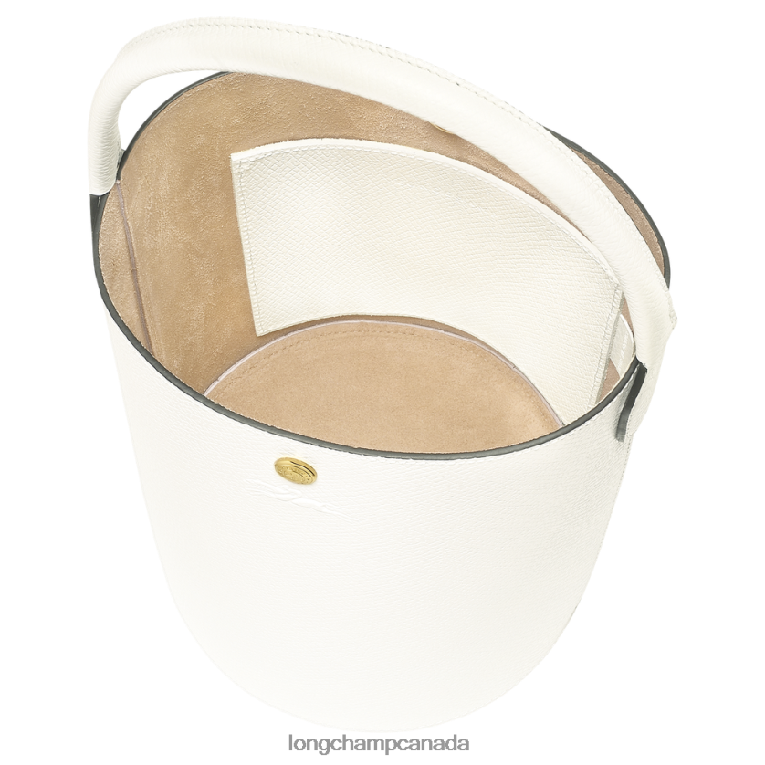 Longchamp Epure Bucket bag White Women Bags 2XXDPB36