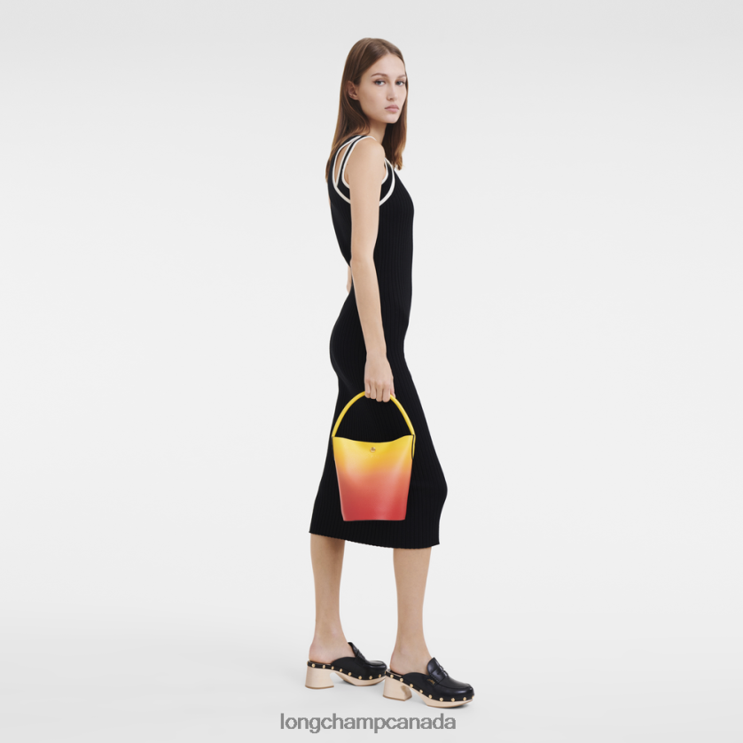 Longchamp Epure Bucket bag Yellow/Orange Women Bags 2XXDPB133