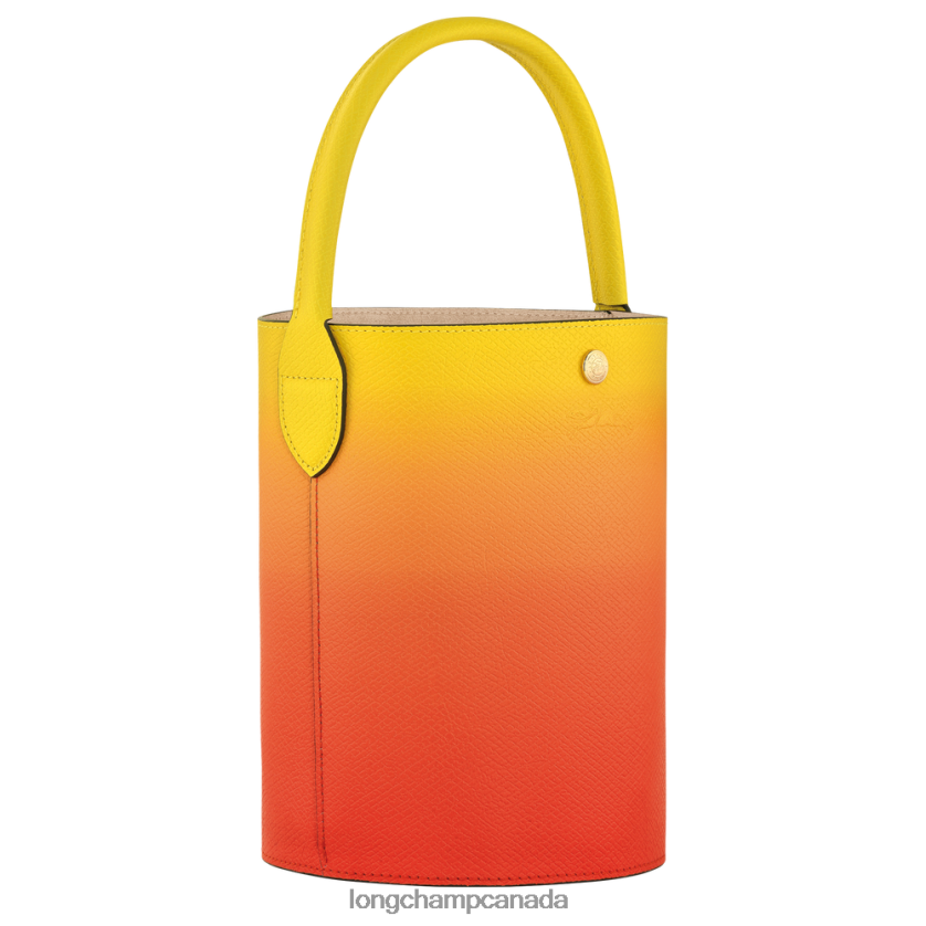 Longchamp Epure Bucket bag Yellow/Orange Women Bags 2XXDPB133