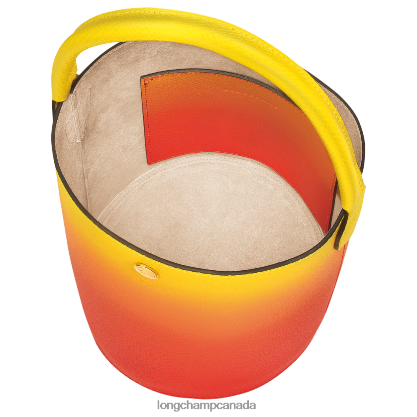 Longchamp Epure Bucket bag Yellow/Orange Women Bags 2XXDPB133