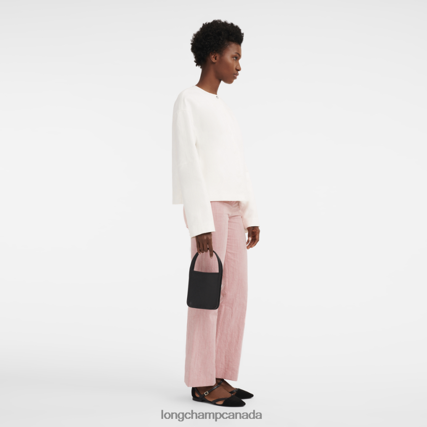 Longchamp Le Foulonne Handbag Black Women Bags 2XXDPB128