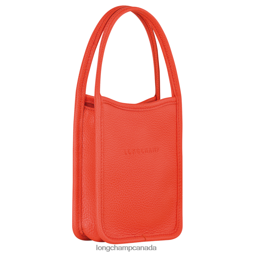 Longchamp Le Foulonne Handbag Orange Women Bags 2XXDPB129