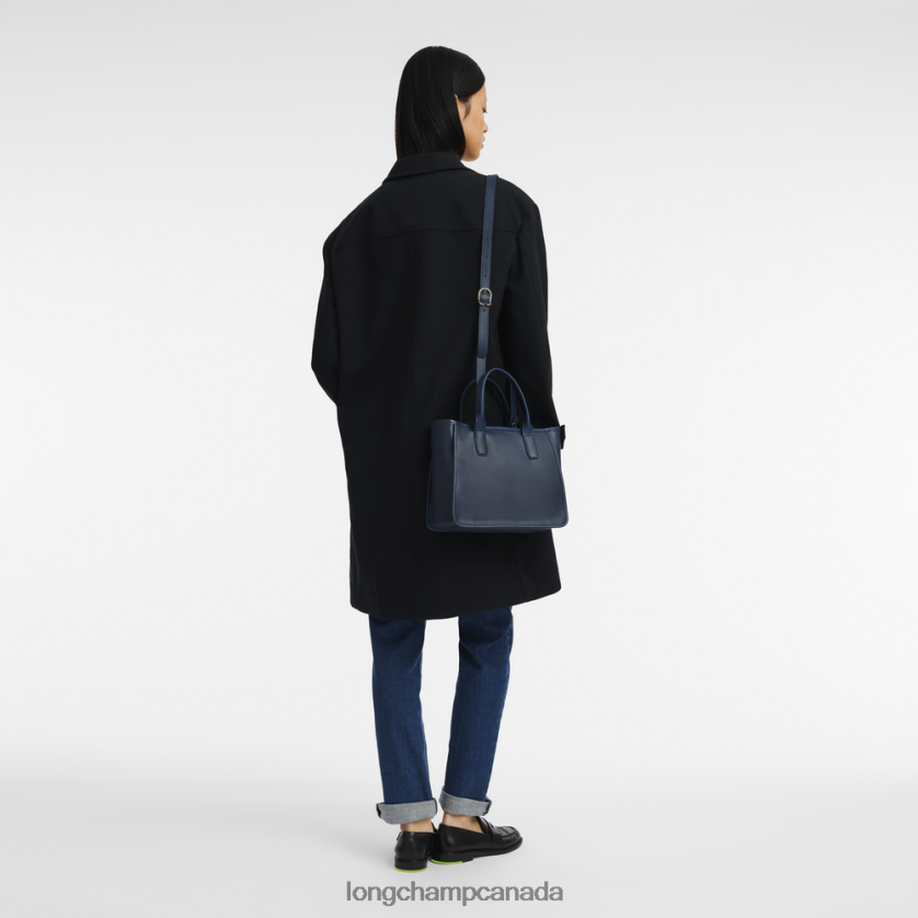 Longchamp Le Foulonne Tote bag Navy Women Bags 2XXDPB127