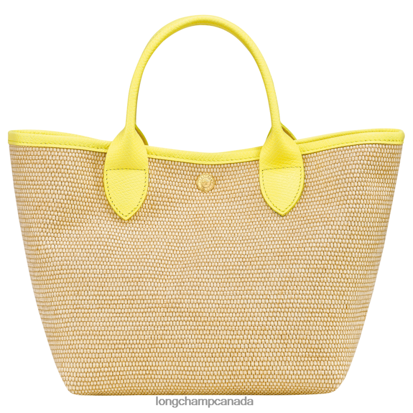 Longchamp Le Panier Pliage Basket bag Yellow Women Bags 2XXDPB60