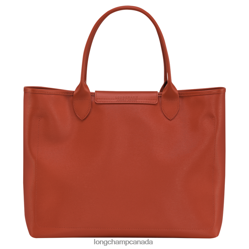 Longchamp Le Pliage City Tote bag Terracotta Women Bags 2XXDPB85