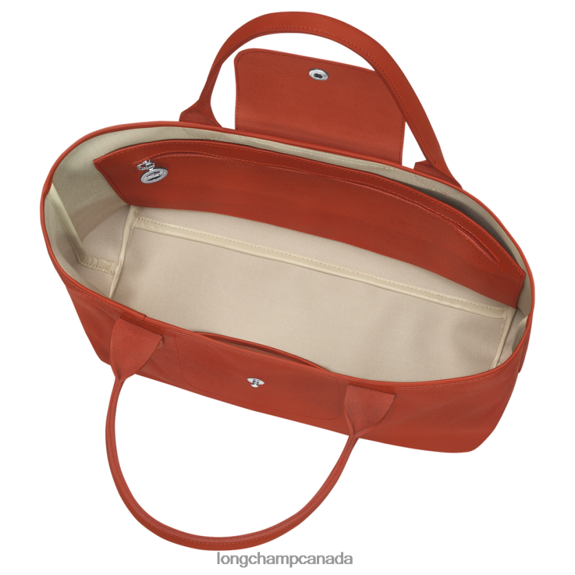 Longchamp Le Pliage City Tote bag Terracotta Women Bags 2XXDPB85