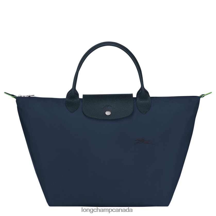 Longchamp Le Pliage Green Handbag Navy Women Bags 2XXDPB195