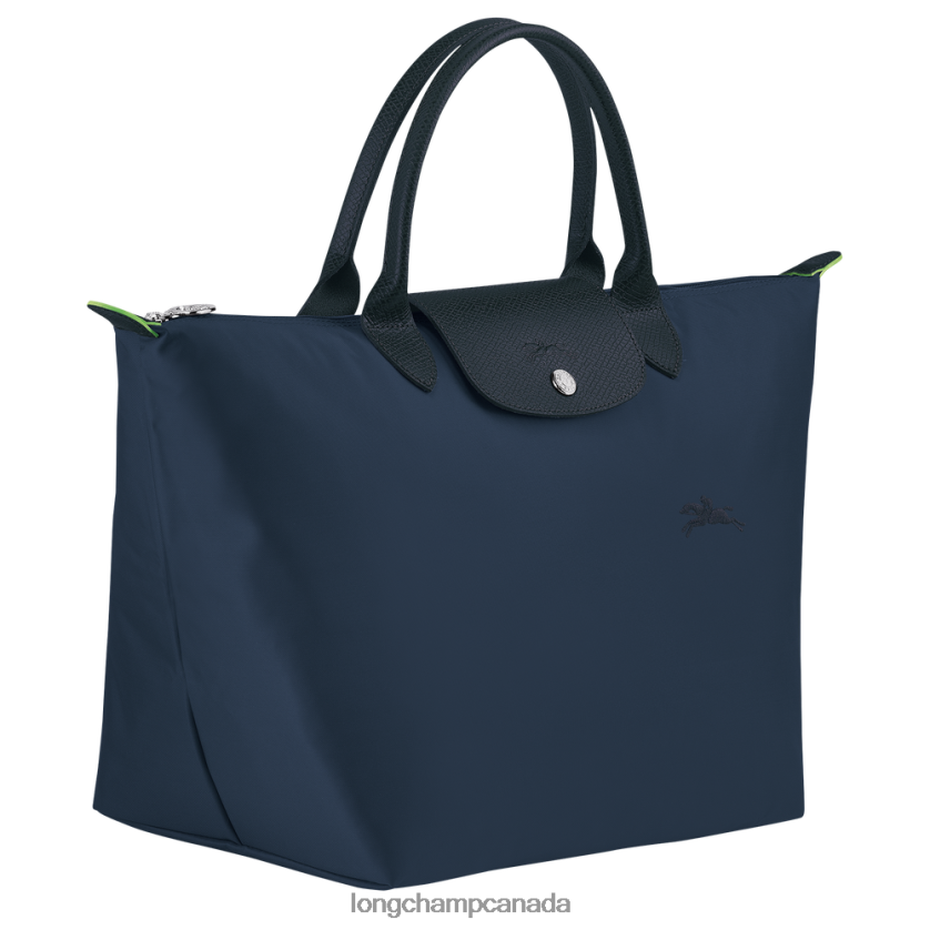 Longchamp Le Pliage Green Handbag Navy Women Bags 2XXDPB195