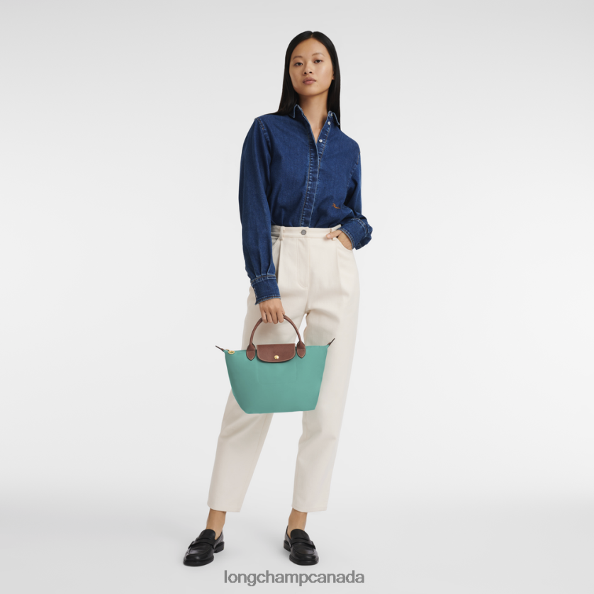 Longchamp Le Pliage Original Handbag Turquoise Women Bags 2XXDPB201