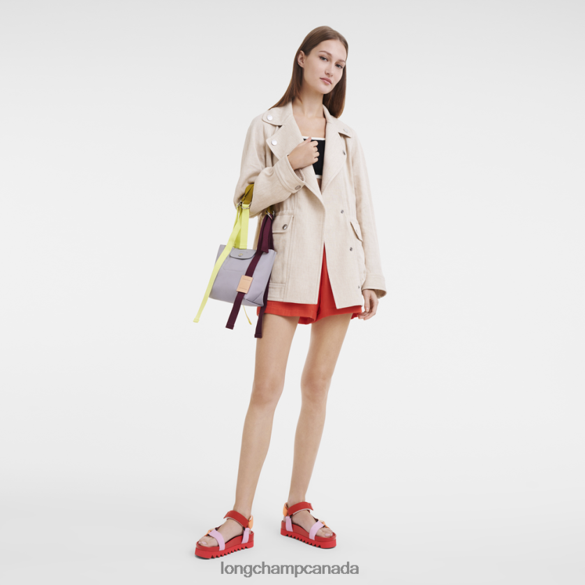 Longchamp Le Pliage Re-Play Handbag Grey Women Bags 2XXDPB43