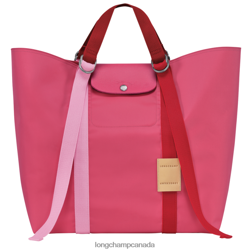 Longchamp Le Pliage Re-Play Tote bag Fuchsia Women Bags 2XXDPB56