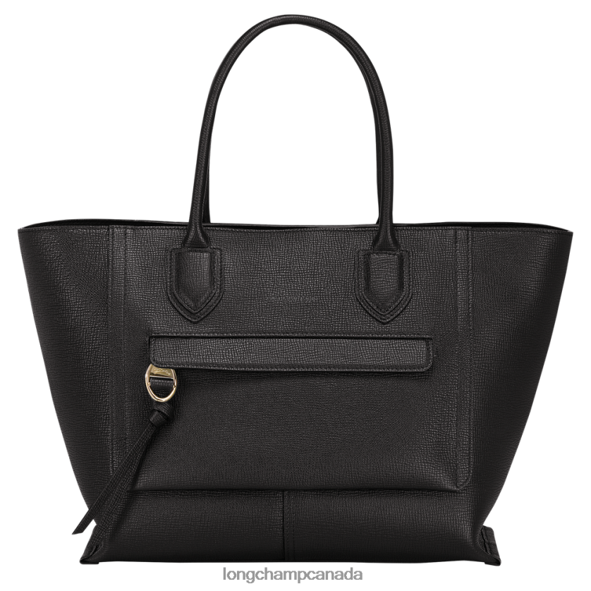Longchamp Mailbox Handbag Black Women Bags 2XXDPB171