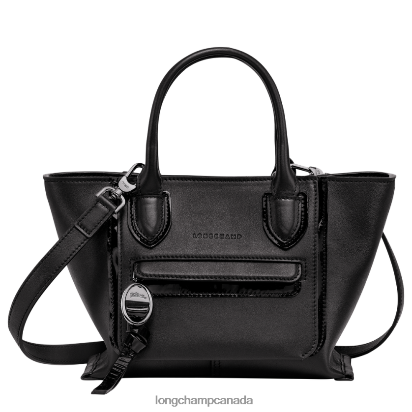 Longchamp Mailbox Handbag Black Women Bags 2XXDPB175