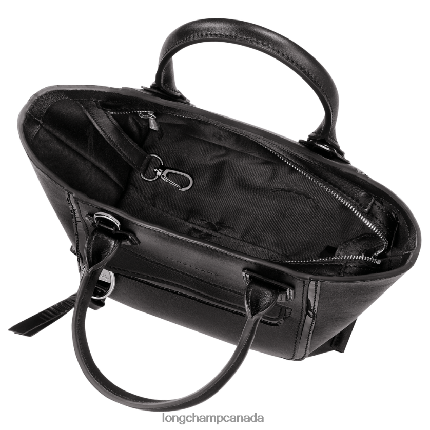 Longchamp Mailbox Handbag Black Women Bags 2XXDPB175