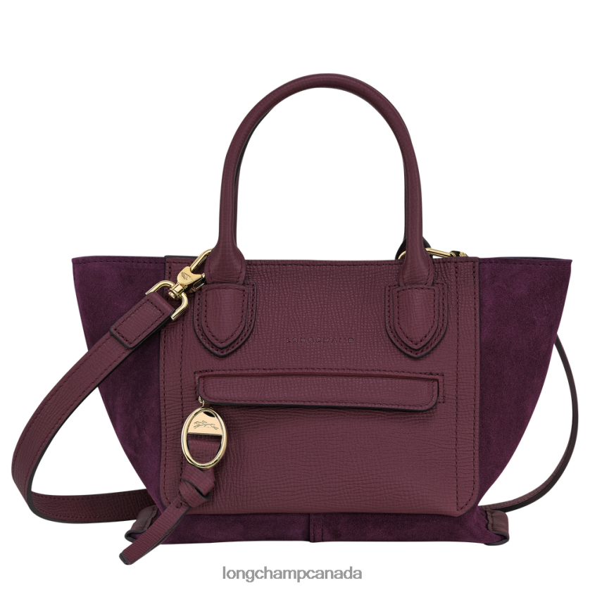 Longchamp Mailbox Handbag Burgundy Women Bags 2XXDPB159