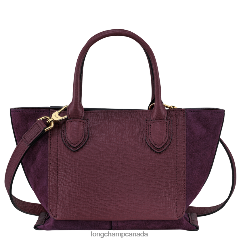 Longchamp Mailbox Handbag Burgundy Women Bags 2XXDPB159