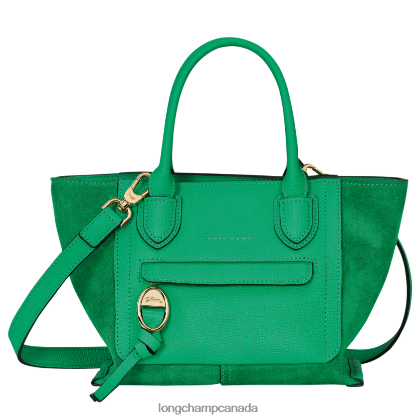 Longchamp Mailbox Handbag Grass/Green Light Women Bags 2XXDPB160