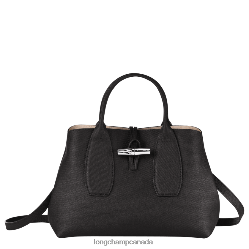 Longchamp Roseau Handbag Black Women Bags 2XXDPB103