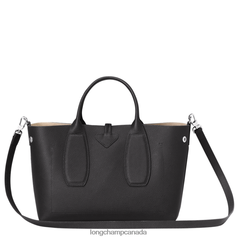 Longchamp Roseau Handbag Black Women Bags 2XXDPB103