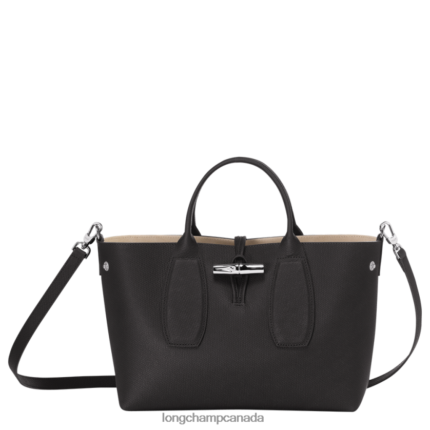 Longchamp Roseau Handbag Black Women Bags 2XXDPB103