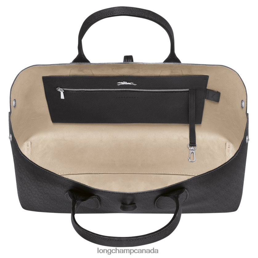 Longchamp Roseau Handbag Black Women Bags 2XXDPB109