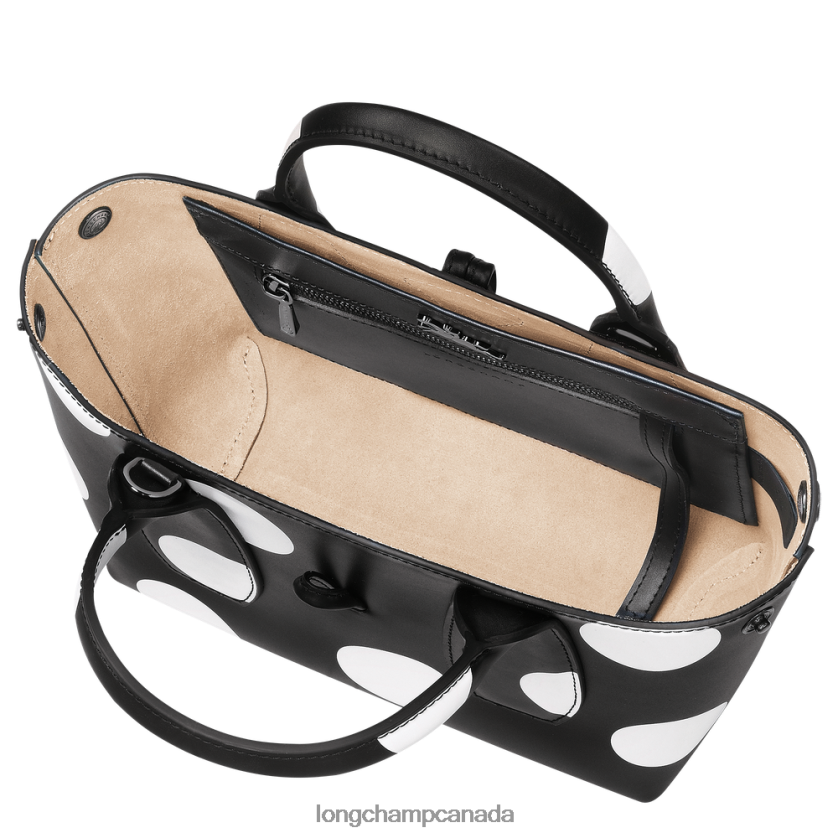 Longchamp Roseau Handbag Black Women Bags 2XXDPB123