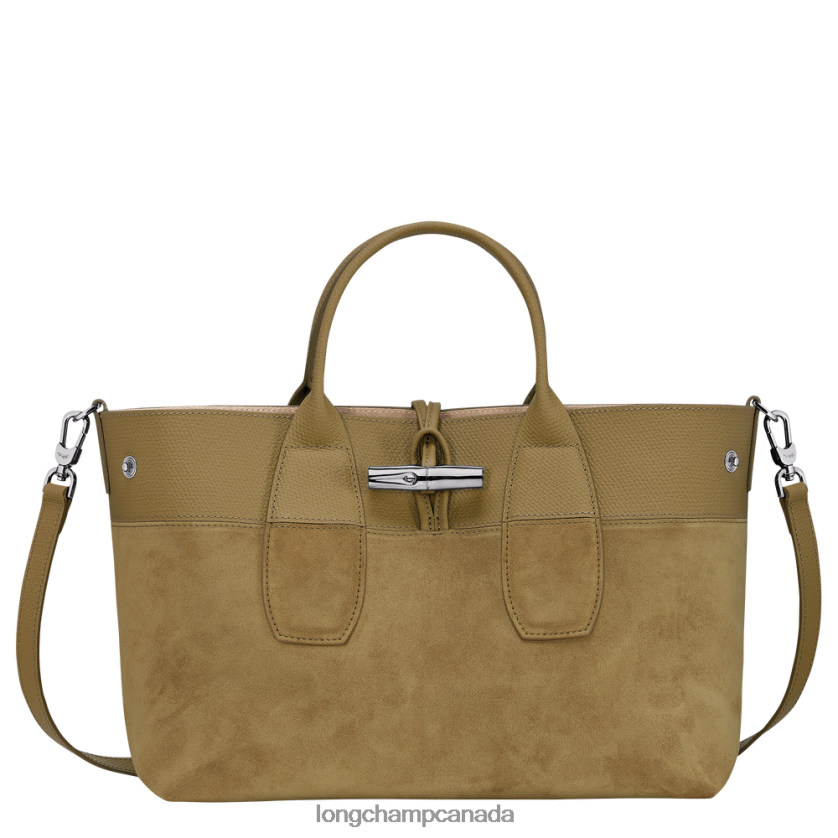 Longchamp Roseau Handbag Bronze Women Bags 2XXDPB118