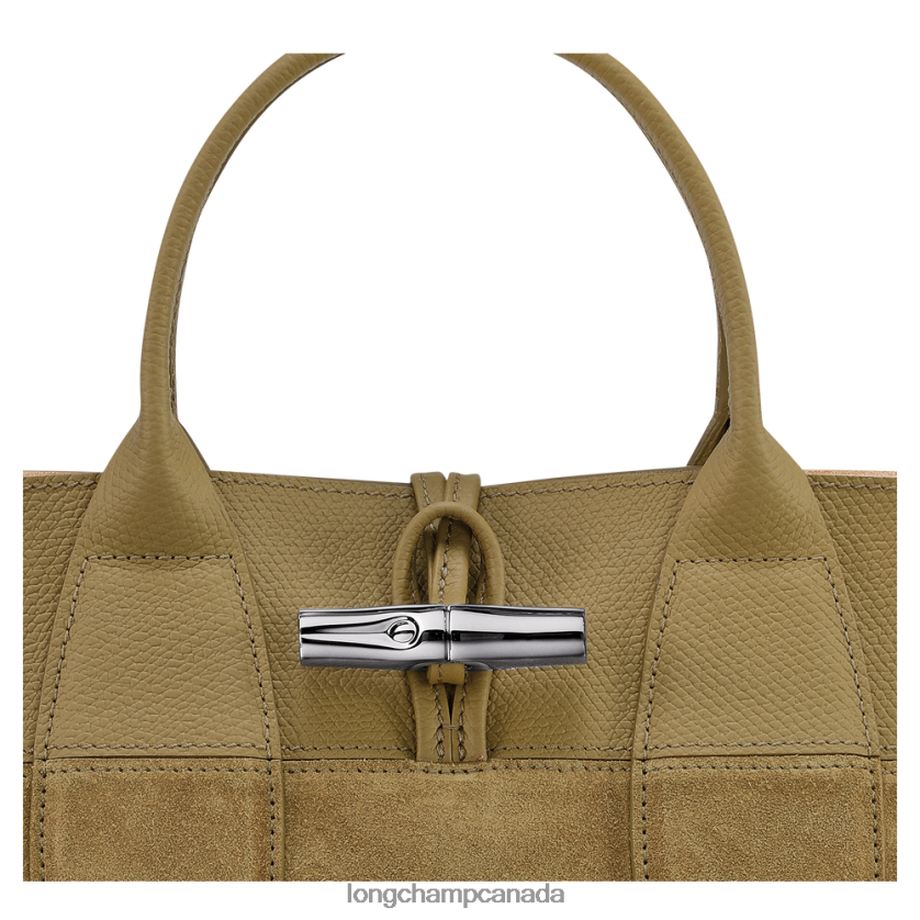 Longchamp Roseau Handbag Bronze Women Bags 2XXDPB118