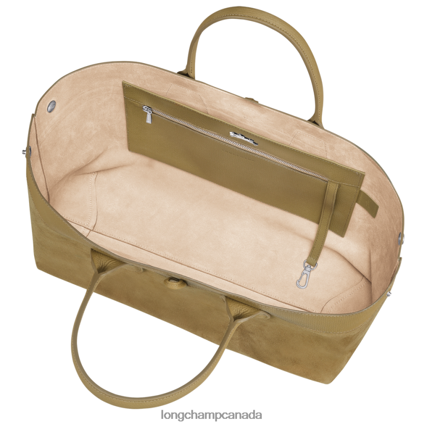 Longchamp Roseau Handbag Bronze Women Bags 2XXDPB119