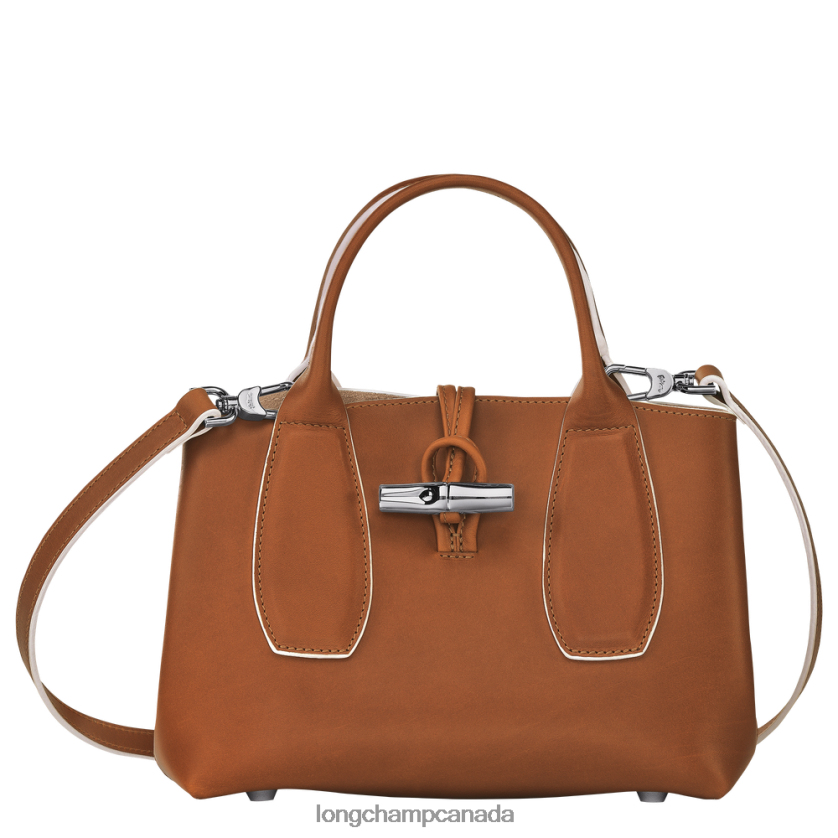 Longchamp Roseau Handbag Cognac Women Bags 2XXDPB122