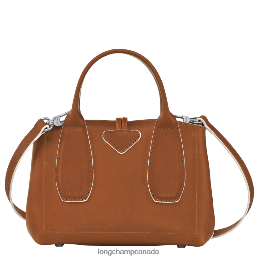 Longchamp Roseau Handbag Cognac Women Bags 2XXDPB122