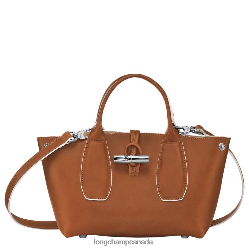 Longchamp Roseau Handbag Cognac Women Bags 2XXDPB122