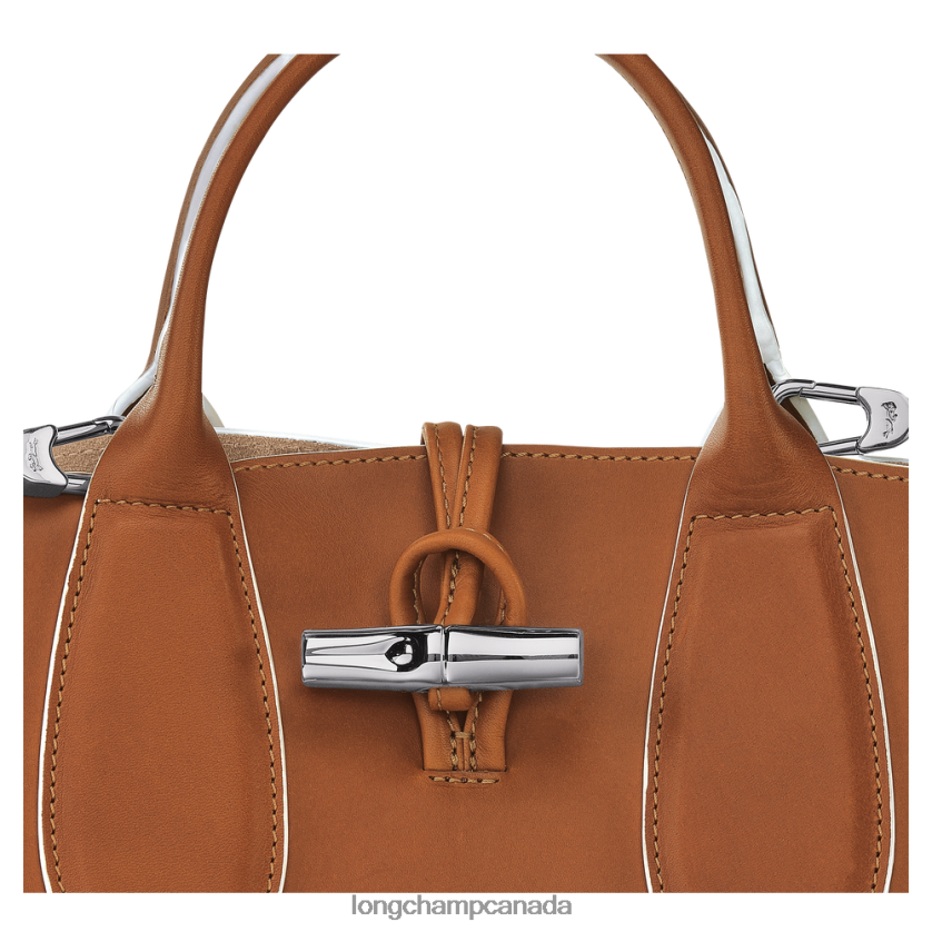 Longchamp Roseau Handbag Cognac Women Bags 2XXDPB122