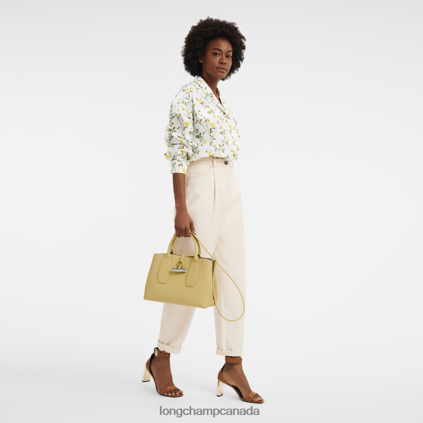 Longchamp Roseau Handbag Corn Women Bags 2XXDPB105