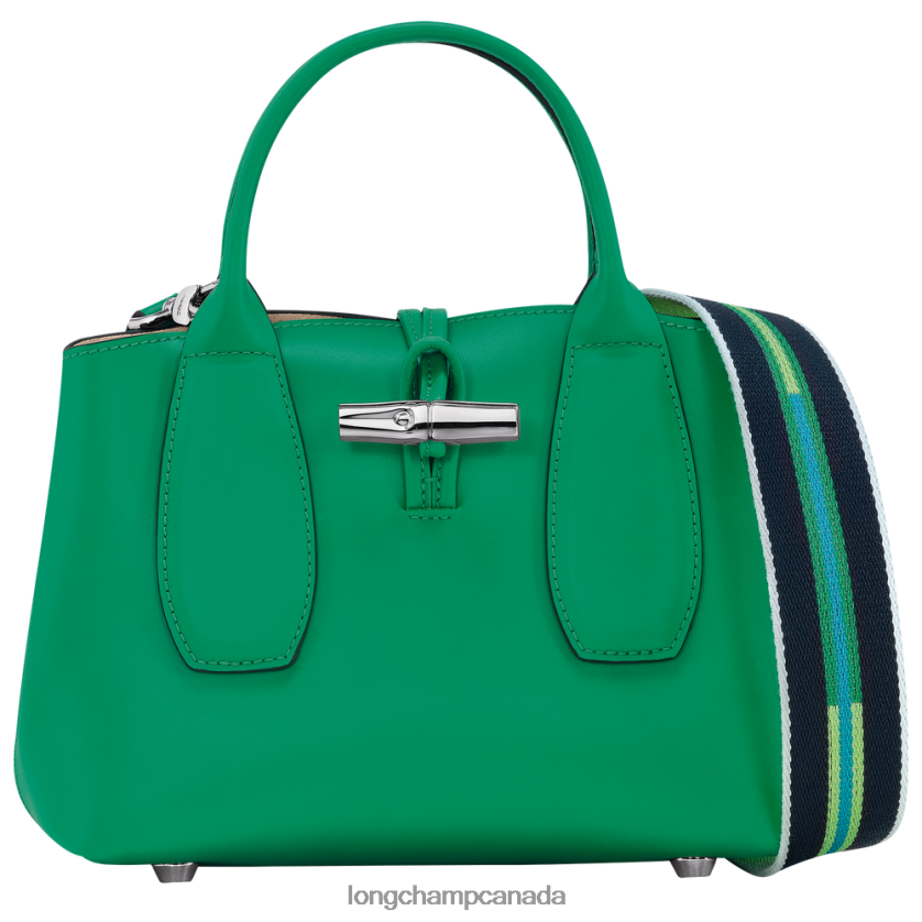 Longchamp Roseau Handbag Grass/Green Light Women Bags 2XXDPB101